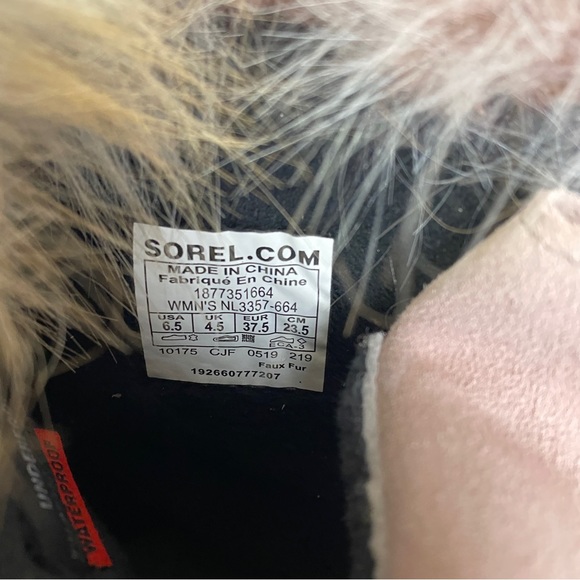 SOREL Joan of Arctic NEXT Boot sz 6.5 Pink Mauve Waterproof - Picture 9 of 9